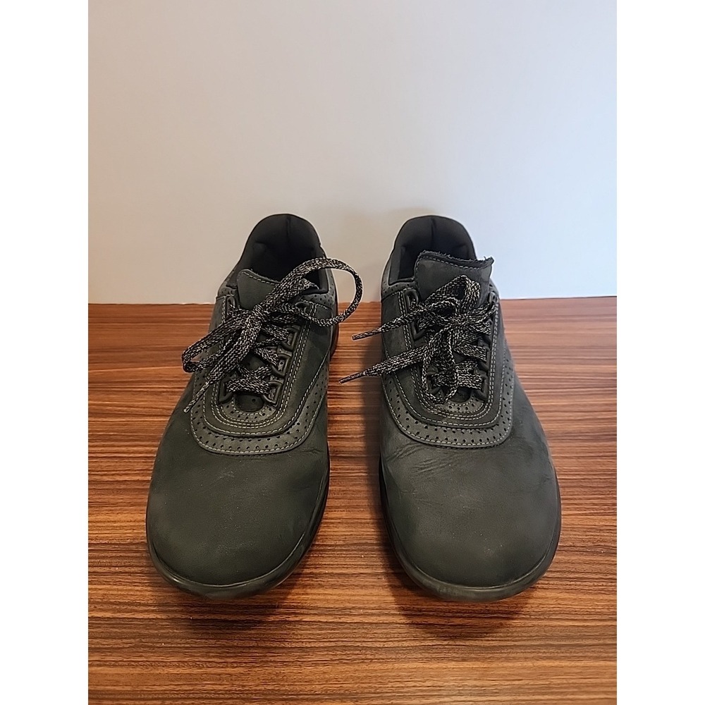 SAS Walk Easy Comfort Shoes Black Diabetic Orthopedic Nero Nubuck Women 8.5 W